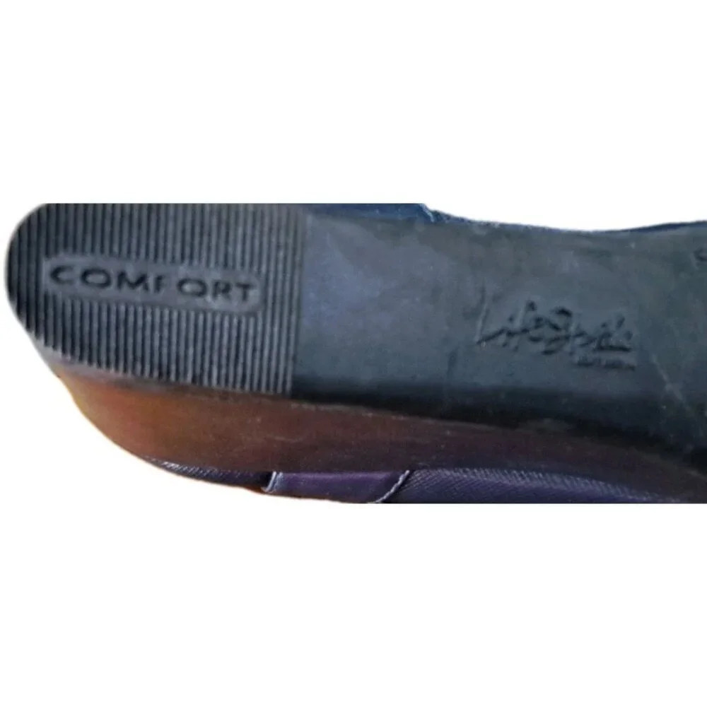 Life Stride Women's 11 Blue Wedge Vegan Leather Pumps New No Box No Tags